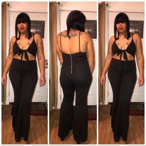 1 piece bow tie jumpsuit! Brand new